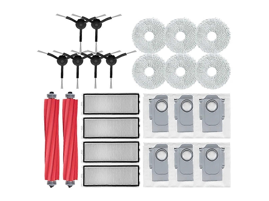 Para Aspirador De Pó Robô Roborock Qrevo S, Escova Principal, Escova Lateral, Filtro Hepa _xx Brilvibera