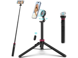 Lurelia Tripé Extensível Para Telemóvel Magsafe Iphone 16 Iphone 15 Iphone 14 150 Cm 28 Cm Flexível Rotação 360° Mãos-livres Sem Fios Magnético