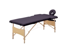 Massage Table, Massage Tables Vidaxl Roxo Madeira