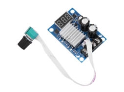 Controlador de Velocidade do Motor Dc 12 60v 20a com Regulador Pwm Digital Led