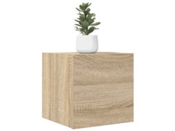 Mã³veis De Tv De Parede 2 Pcs 30,5x30x30 Cm Carvalho Sonoma DKD HOME DECOR