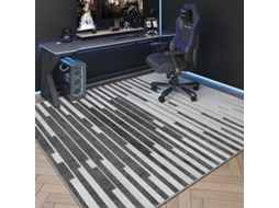 Tapete Protetor Para Cadeiras, (listras Cinza-escuras - 120x160 Cm) Cuich