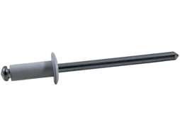 Rebite DIN 7337 Bralo - Lac. Branco - D4 - 12mm
