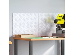 Vidaxl Degrau 4 Unid. 50 X 20 Cm Prateado Alumínio Retangular