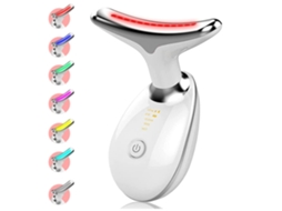 Dispositivo De Rejuvenescimento Facial Led De 7 Núcleos, Para Contorno E Pescoço, Compacto, Recarregável, Uso Diário, Higiênico, Compacto, R