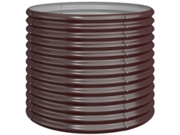 Garden Planter, Garden Planters Vidaxl Marrom Aço (80 X 80 X 68 Cm)