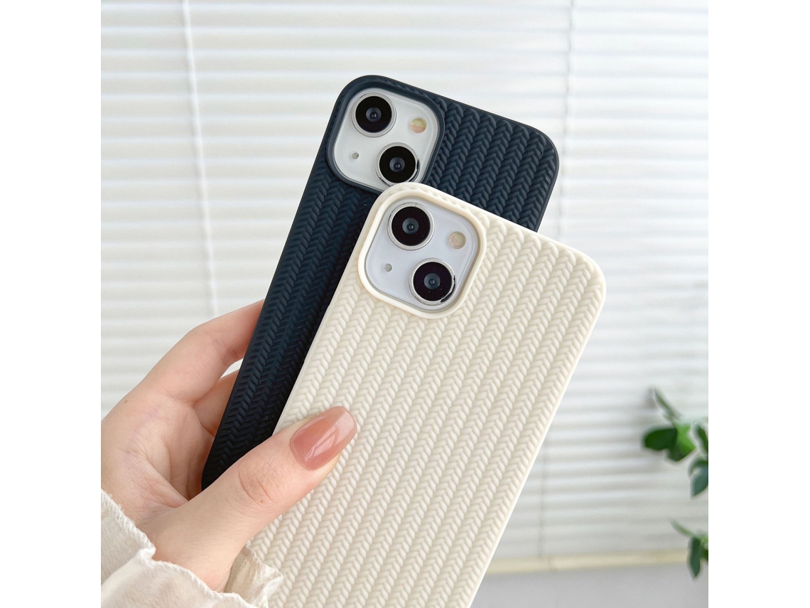Capa de Telefone Branco para iPhone 13 EOOCOO