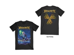 T-shirt Megadeth Rust In Peace 30Th Anniversary Preto L