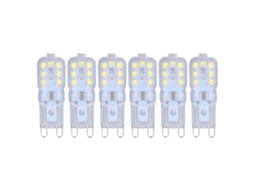 Lâmpada G9 Led dimável 3w 14 Leds proteção ocular econômica 6pcs