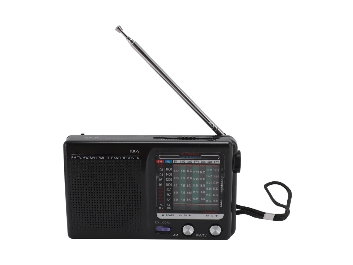 Rádio Emergência Portátil LAXISCREED Fm Mw Sw