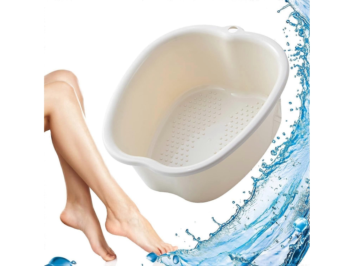 Banheira Para Imersão Dos Pés, Massageador Os Spa Pés Em Casa Alívio Do Estresse, Relaxamento E C Onforto (branco)