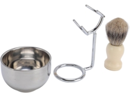 Conjunto de escovas SFUSHOS de aço inox com suporte para higiene pessoal