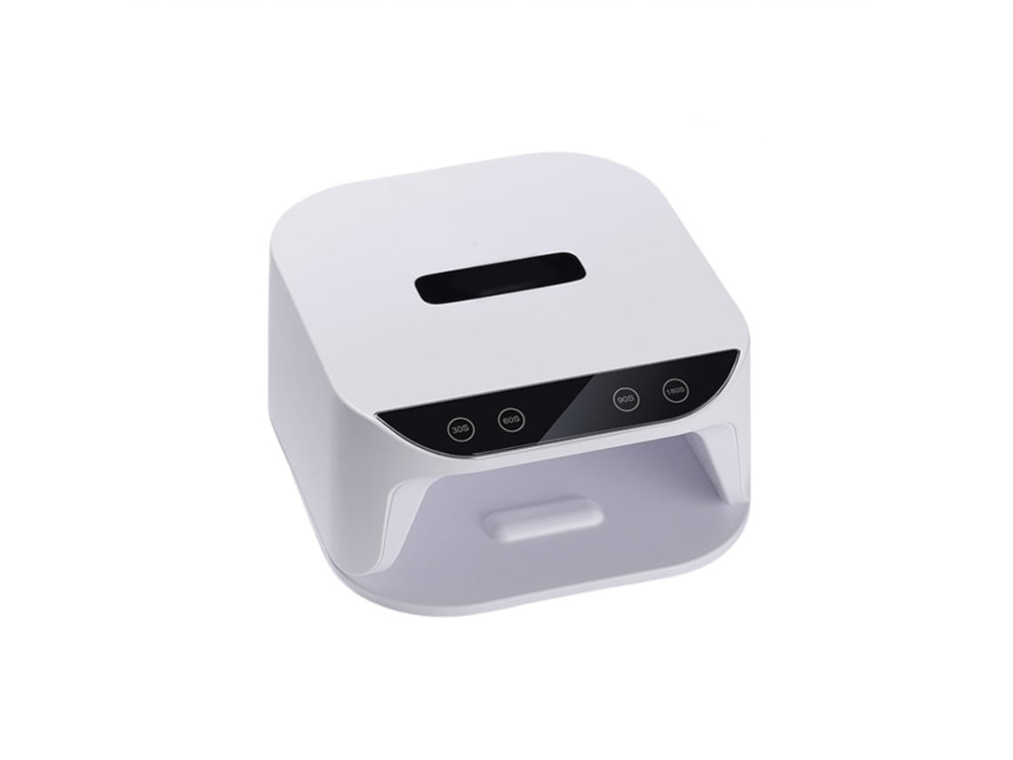 Lurelia Lâmpada Uv Led Para Unhas Com Sensor, Lcd Branco
