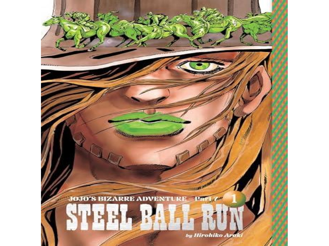 Livro JoJos Bizarre Adventure Part 7--Steel Ball Run Vol. 1 de Hirohiko Araki (Inglês)