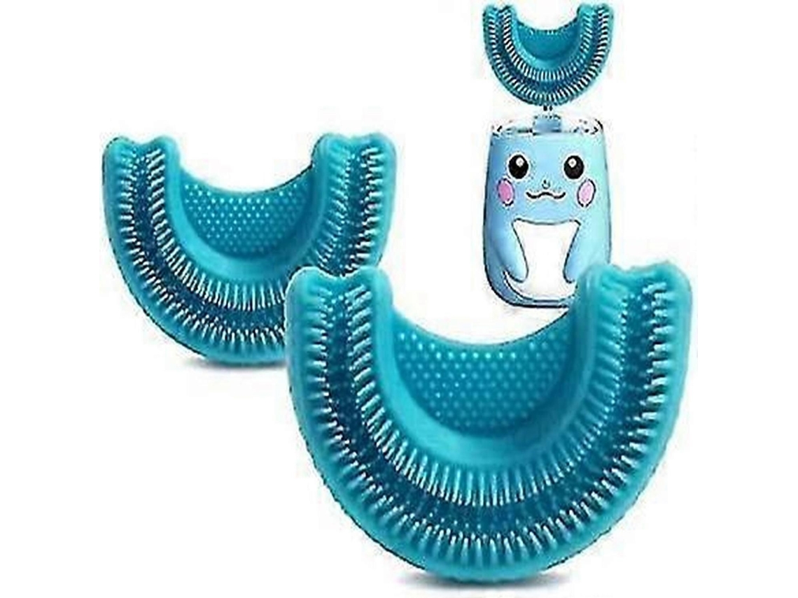 Cabeças de Escova Dentes Automáticas em Formato U, Feitas Silicone Qualidade Alimentar, Adequadas para Cr Ianças. Cabeça GOKOCO