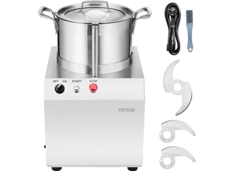 Processador de Alimentos e Picador de Legumes VEVOR 6 L 360 x 355 x 485 mm