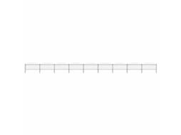 Vidaxl Cerca De Jardim Com Topo Em Forma De Lança Em Aço 1603,5x75 Cm, Preta