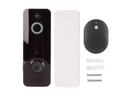 Campainha de Vídeo com Áudio Bidirecional, Vídeo Hd, Visão Noturna, Sem Fio, Inteligente, Wi Fi, para Vigilância Interna e Externa. Brilvibera_ptg