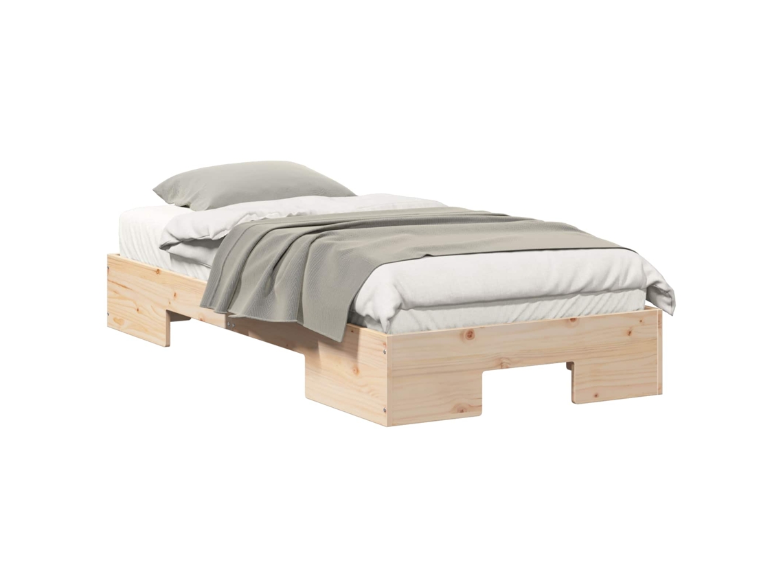 Estrutura da Cama Castanho 90 X 190 Cm MAISON EXCLUSIVE