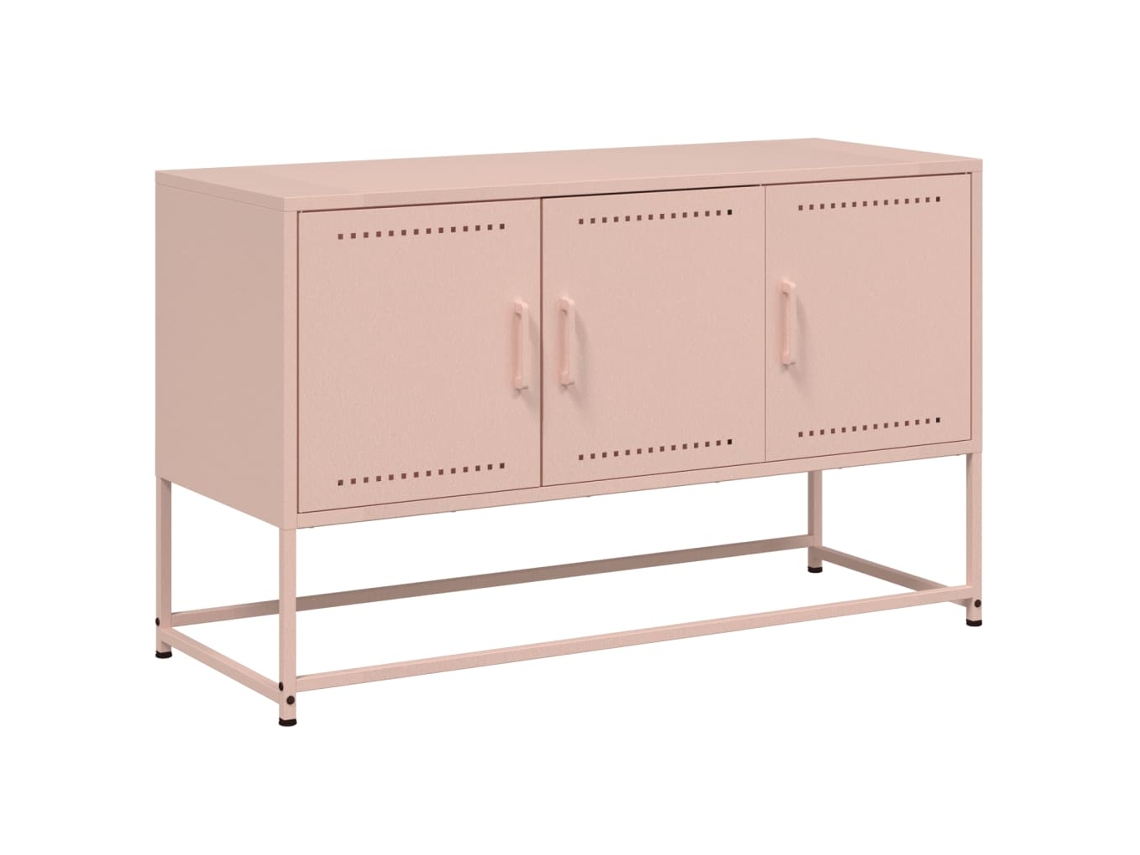 Tv Cabinet, Tv Cabinets Vidaxl Cor-de-rosa Aço (n/a)