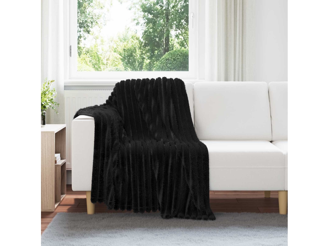 Vidaxl Cobertores De Sofá 6 Unid. Preto 150 X 130 Cm 2.85 Kg Lã