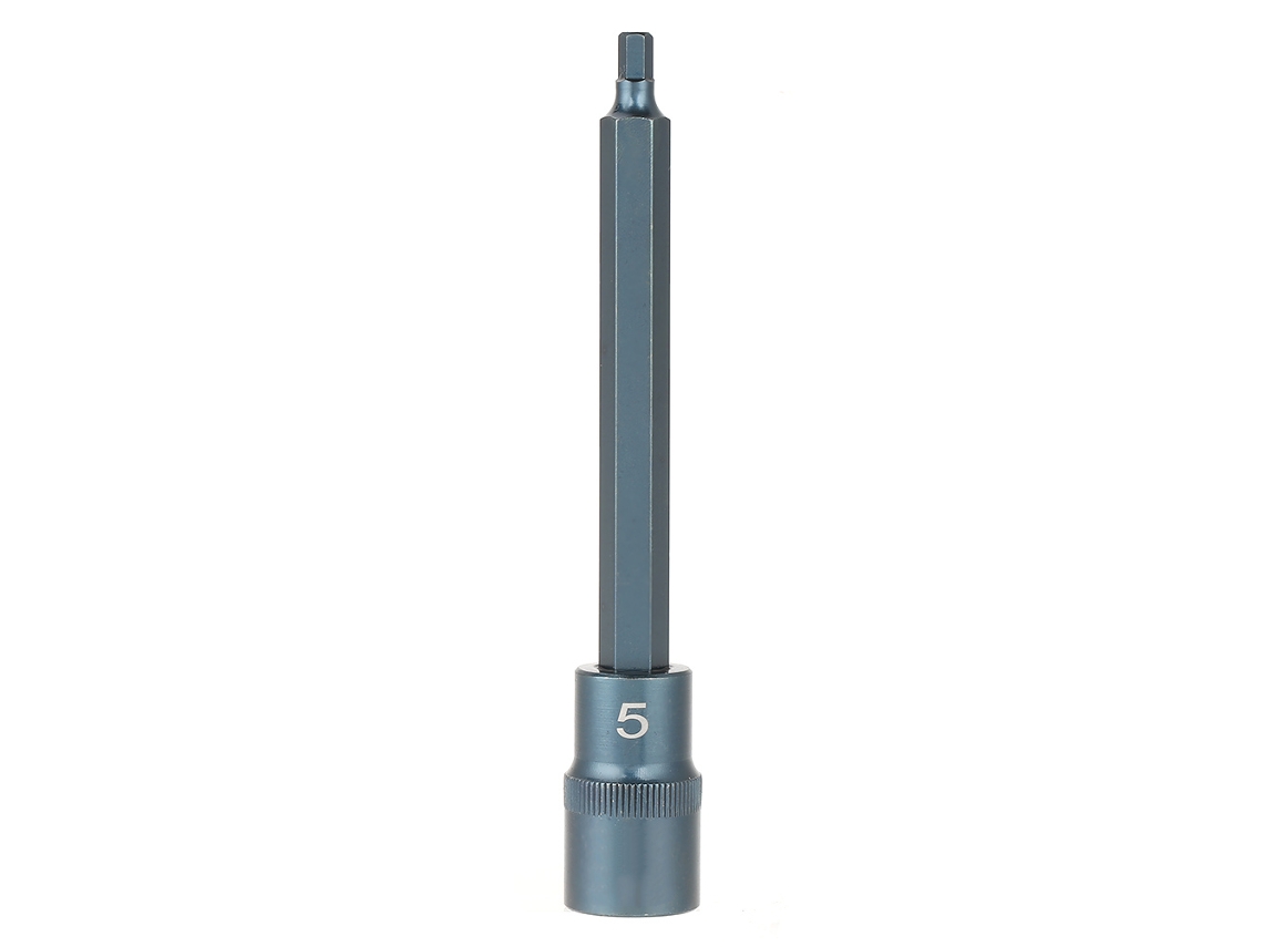 Adaptador de soquete hexagonal para parafusadeira elétrica 1/2" 150mm S/MARCA