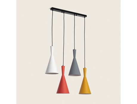 LEDKIA Candeeiro Suspenso de Metal Big Lennon Multi-Cor