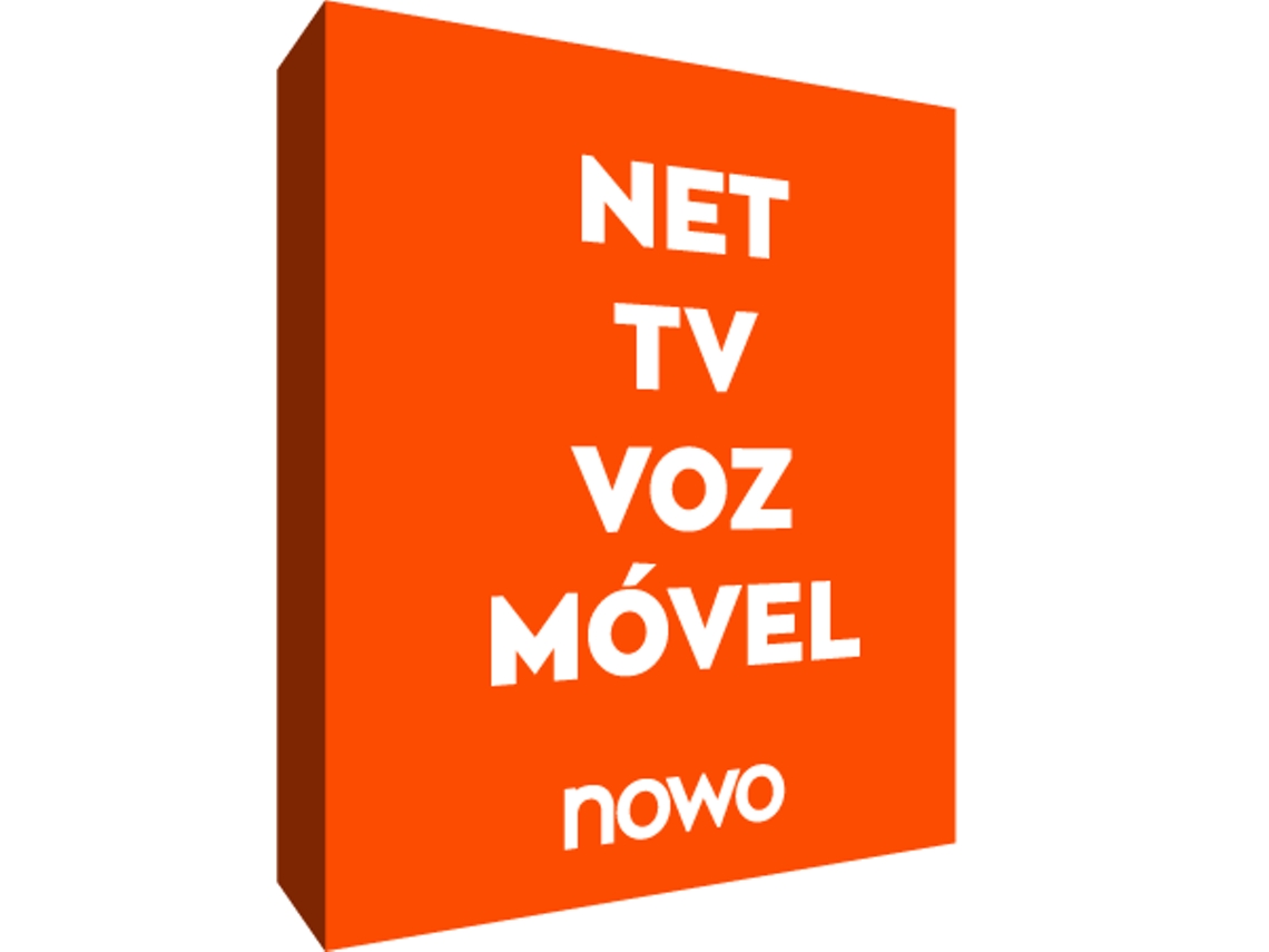 Pacote TV NOWO 4P Android TV 4K (TV NOWO - 500 Mbps - 3 GB Móvel)