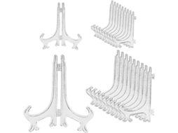 2026 20 Soportes de Easel de Plástico para Exhibir Platos, Fotos Y Artículos Pequeños Olo