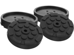 Conjunto De 4 Peças De Calços De Borracha Para Macaco Hidráulico, Adaptadores Práticos Para Reparos Automotivos.