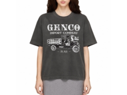 Rockinstone Godfather Movie Genco Import Truck Solid Smoke Adult T-shirt Size:xl