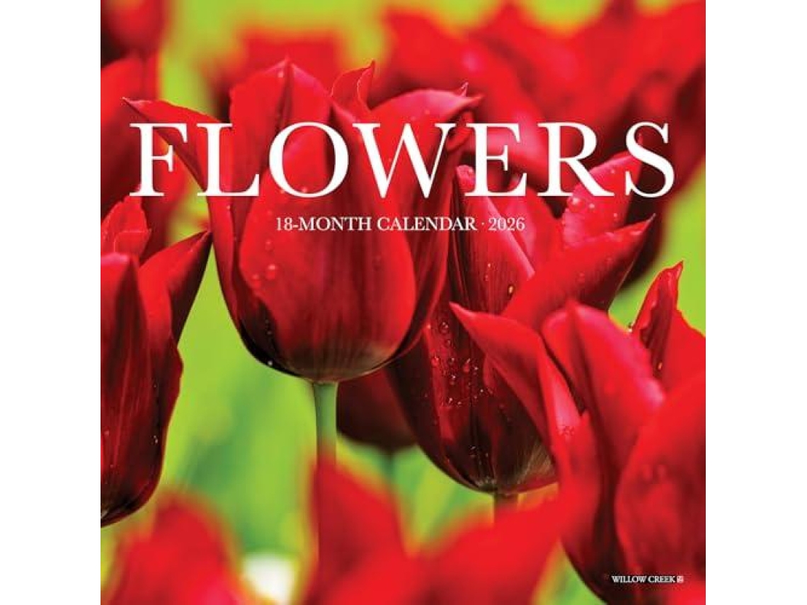 Livro Flowers 2026 Mini Wall Calendar de Willow Creek Press (Inglês)