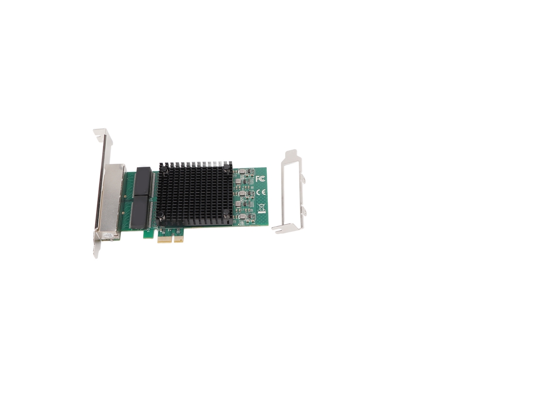 Placa De Ethernet Gigabit Pcie X1 Com 4 Portas Rj45 Jl82571gb Para Negócios De Escritório