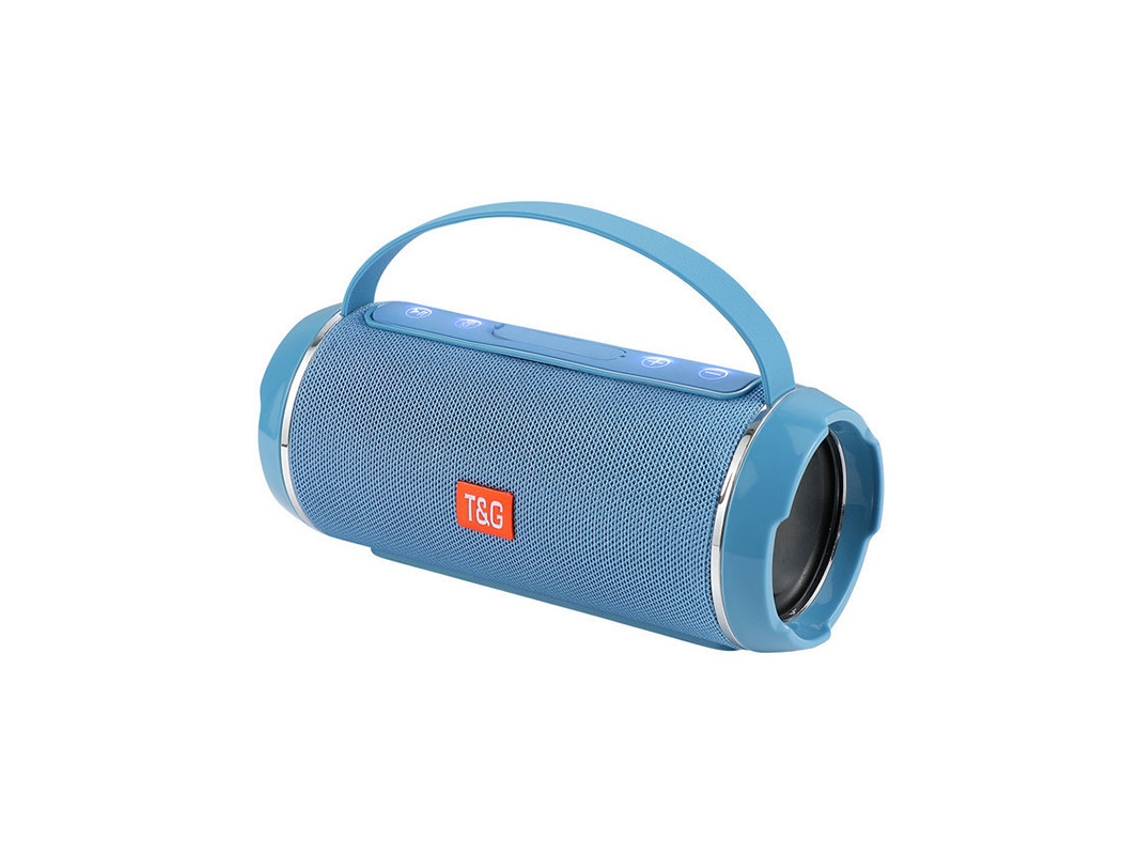 Alto-falante Portátil Mdug, Bateria De Íons De Lítio Recarregável De 1200 Mah, Compatível Com Telefones, Tablets, Computadores E Tvs(azul)