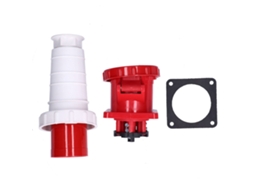 Kit de conector de alimentação industrial trifásico 4 pinos, oculto e à prova d'água 63a BRILVIBERA