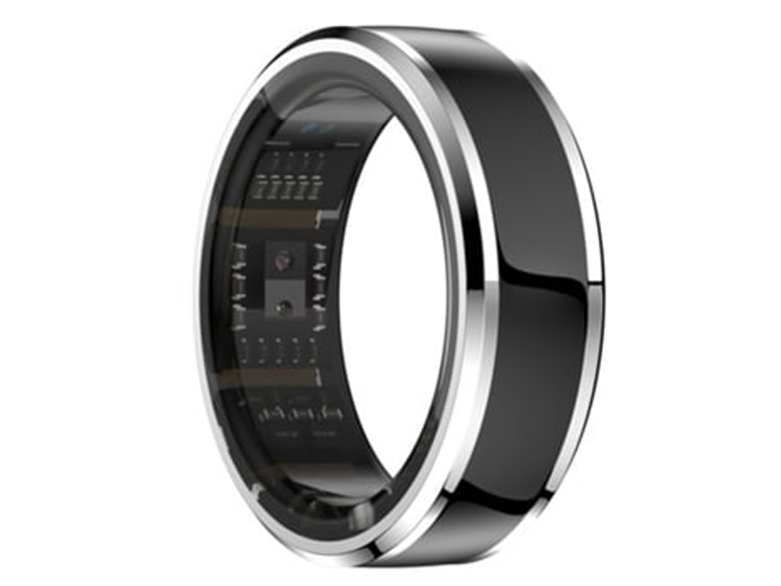 Anel Inteligente Bluetooth Chronus M1 Múltiplas Funções de Saúde 5Atm À Prova D'Água Preto 10#-20Mm AUJEZON