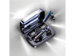 Fone de Ouvido Bluetooth com controles inteligentes, microfone, visor LED, IPX4 MDUG