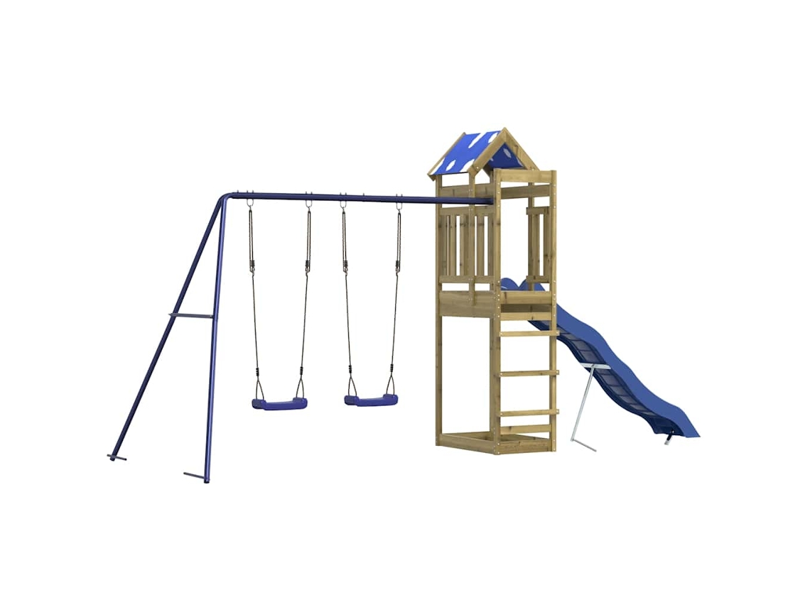 Conjunto de brincar para exterior VIDAXL madeira de pinho impregnada