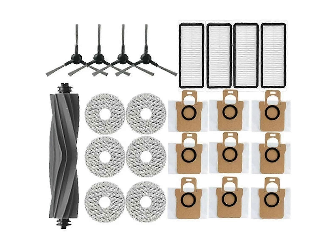 24 Peças De Reposição Para Aspirador De Pó Robô Bot L30 Ultra, Escova Lateral Principal, Filtro, Esfregão R