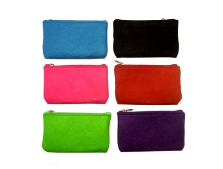 Conjunto de Carteiras Unissexo SODERTEX Multicolor Feltro Preto - 10pcs (X 7 cm)