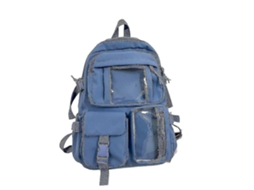 Mochila De Grande Capacidade Para Estudantes Do Ensino Médio, Mochila Para Estudantes Universitários, Mochila Azul Olysi Shop