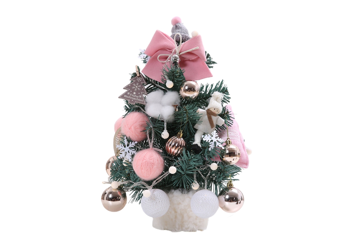 Árvore de Natal pequena com luzes ajustáveis 35cm em PVC leve LAXISCREED