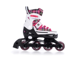 Patins Inline para Menina Rebel T Adjustable Rosa Eu 40-43Tempish