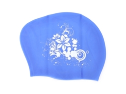 Boné de Natação de Silicone para Cabelos Longos Curto | S/MARCA