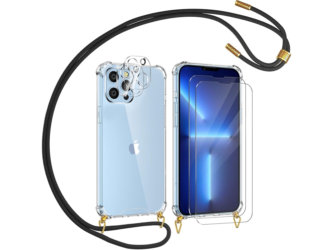 Lente para Telefone Vidros Temperados Protetores Alça para iPhone 13 Pro Max HONGWE. Acrílico Transparente