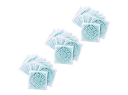 Conjunto De 3 Adesivos Descartáveis Para Filtros De Cabelo Em Pias E Ralos.