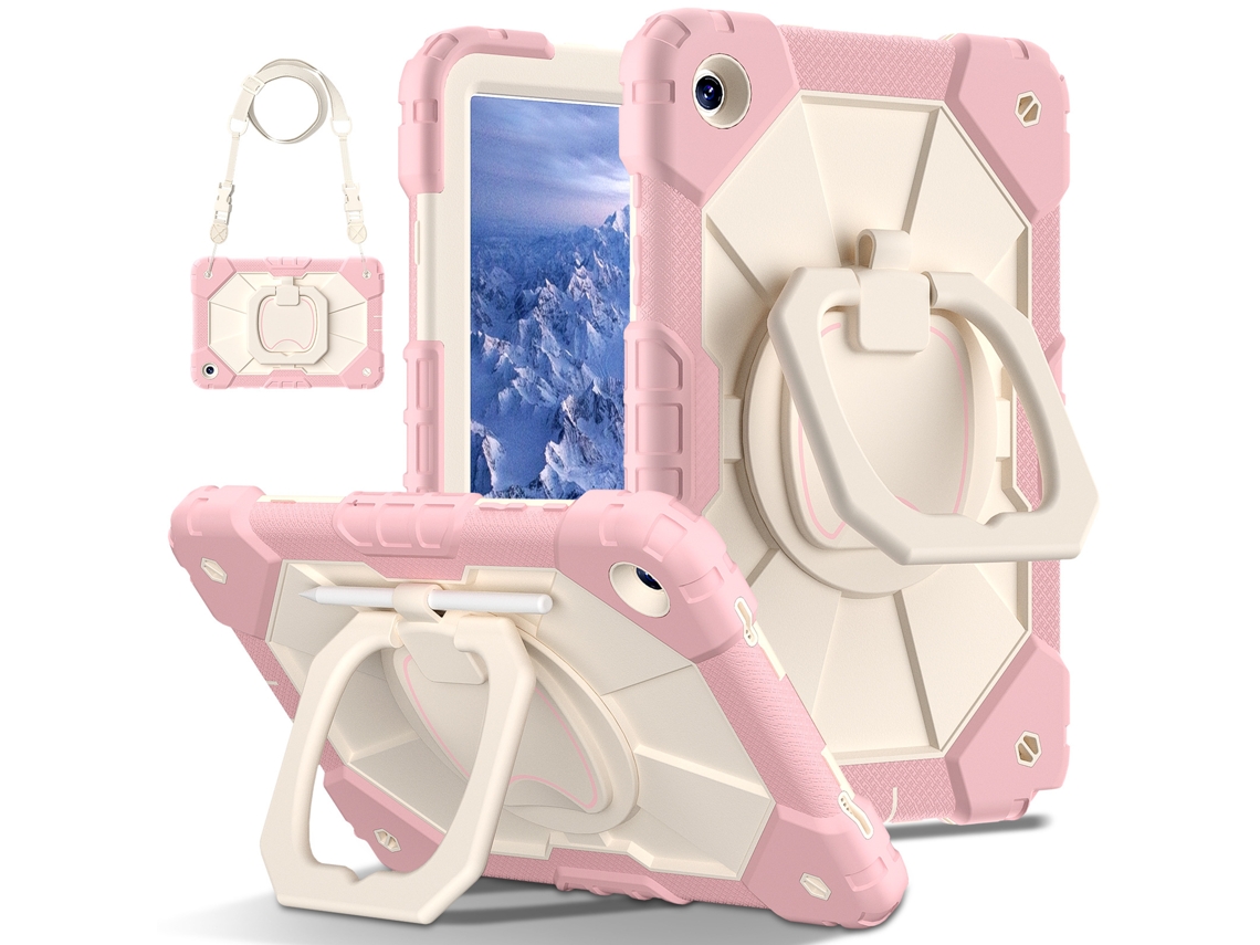 Capa Protetora Giratória Idealouro Rosa - Samsung A11/8,7 Polegadas