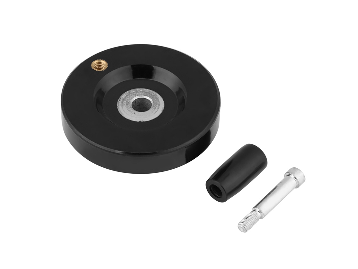 Roda De Mão Com Ondulações Traseira Para Fresadora Torno Com Alça Giratória 8x63mm