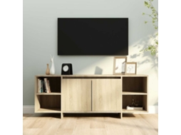 Vidaxl Móvel De Tv 130x35x50 Cm Aglomerado Cor Carvalho Sonoma