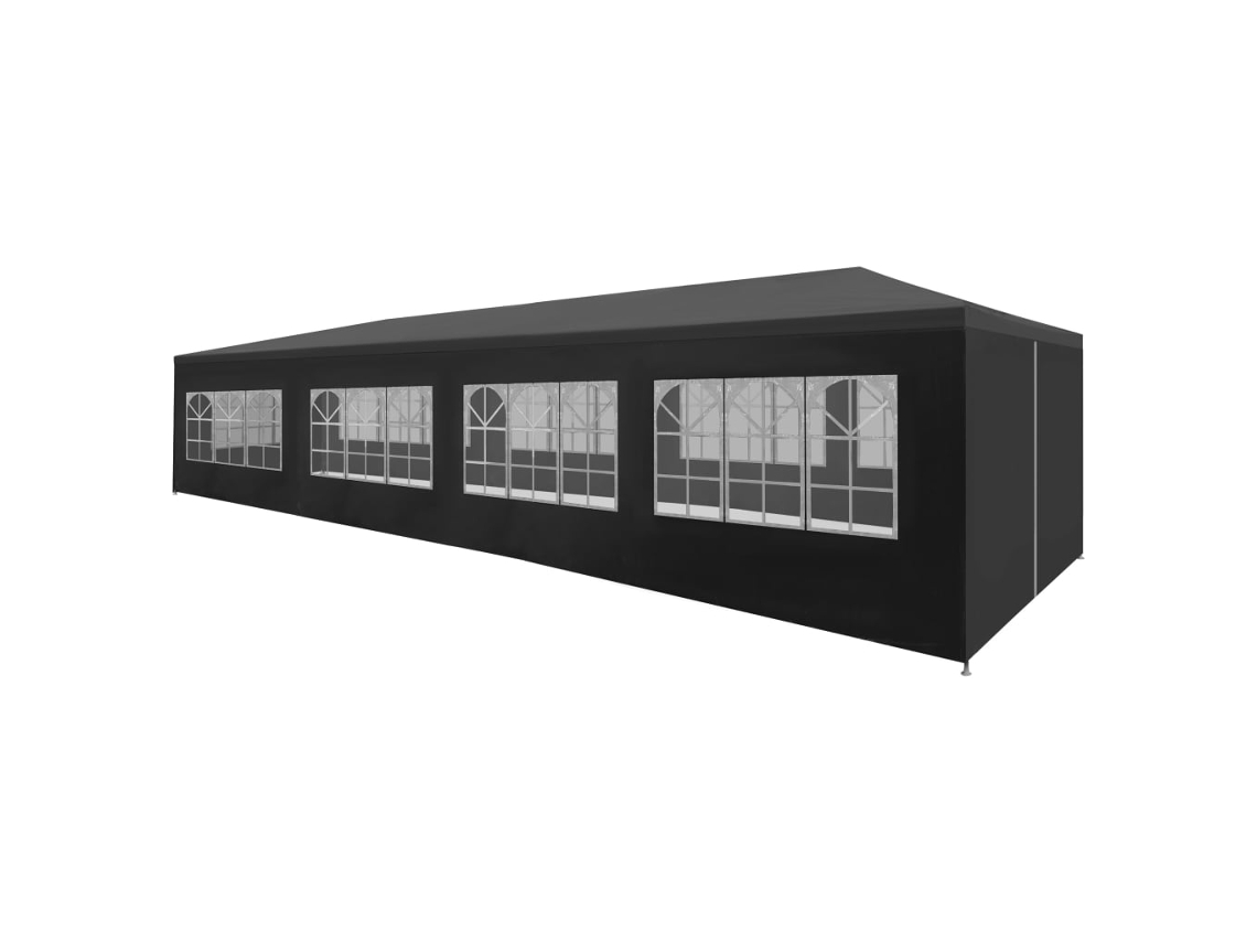 Tenda de Festa 3x12 M Antracite Dkd Home Decor